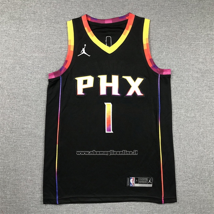 Maglia Bambino Phoenix Suns Devin Booker #1 Statement 2022-23 Nero